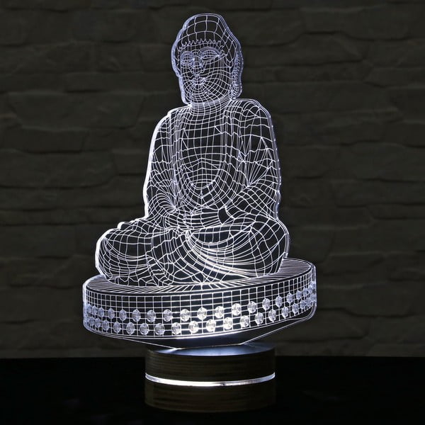 3D stalinė lempa Buda-image-2