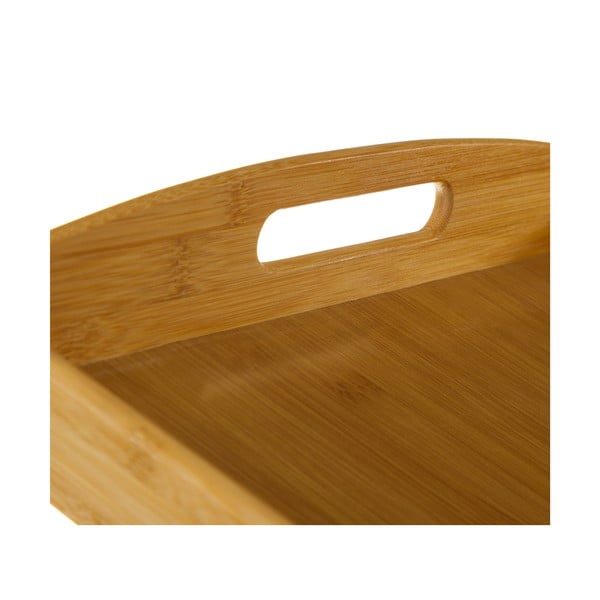 Medinis bambukinis padėklas Casa Selección, 58 x 38 cm-image-2