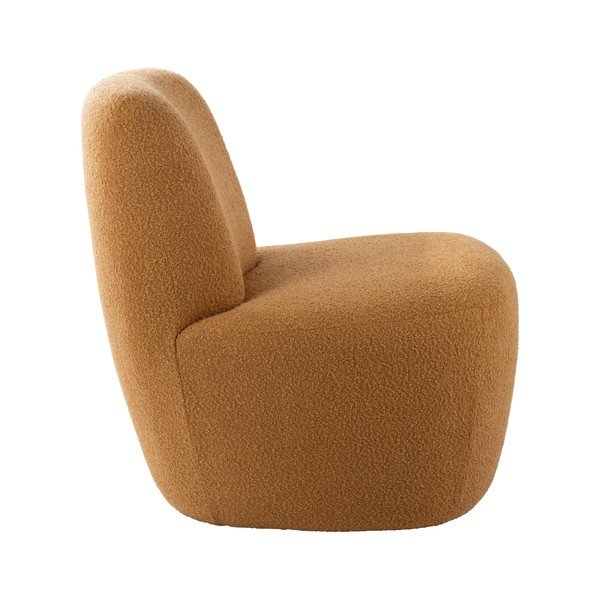 Iš boucle krėslas geltonos spalvos Ada – Leitmotiv-image-3