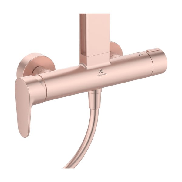 Dušo komplektas iš metalo šviesiai rožinės spalvos 111 cm ALU+ – Ideal Standard-image-2