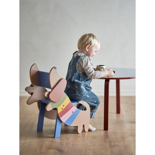 Apvalios formos vaikiškas stalas ø 65 cm Liova – Bloomingville Mini-image-2