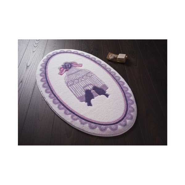 Violetinis vonios kilimėlis Confetti Bathmats Birdcage, ilgis 133 cm-image-1