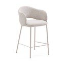 Dramblio kaulo spalvos baro taburetė (sėdynės aukštis 65 cm) Maina – Kave Home