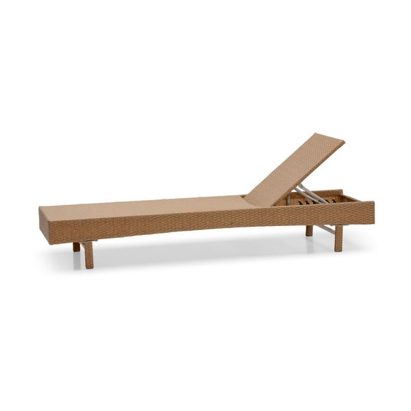 Smėlio spalvos sodo gultas iš ratano Bonami Essentials Portugal, ilgis 200 cm-image-2