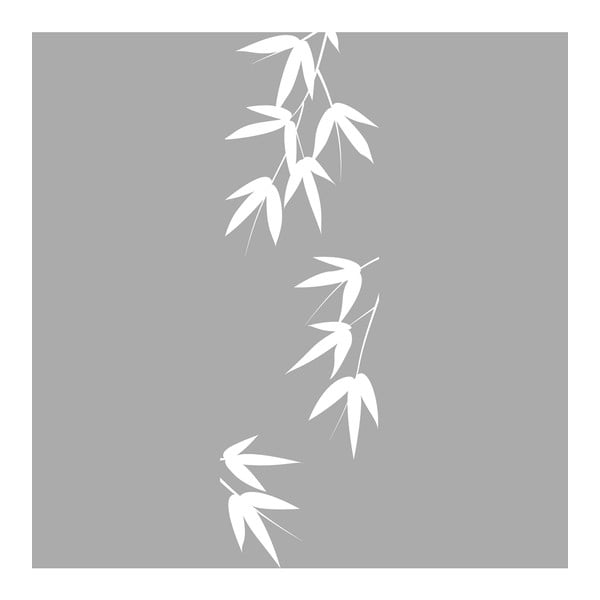 Bambuko lapų dušo sienelės lipdukas Ambiance-image-1