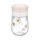 Smėlio spalvos iš plastiko vaikiškas puodelis 300 ml Sunshine & Rainbow – Mepal