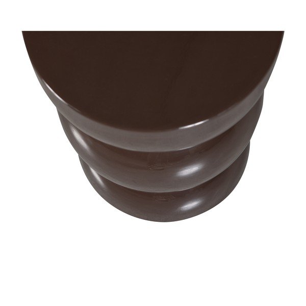 Iš metalo apvalios formos šoninis stalas ø 30 cm Breno – WOOOD-image-3