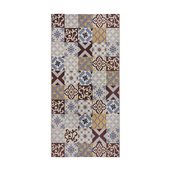 Pailgos formos kilimas rudos spalvos 75x150 cm Cappuccino Mosaik – Hanse Home