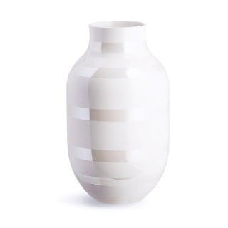Balta keraminė vaza Kähler Design Omaggio, aukštis 30,5 cm