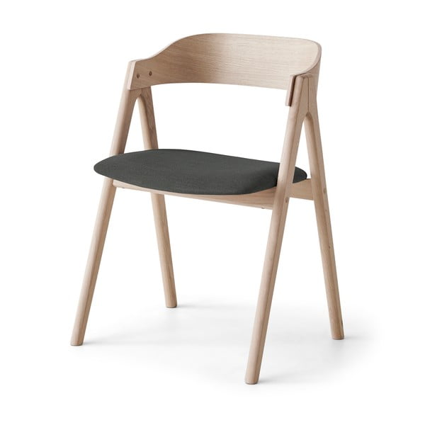 Juoda/natūralaus ąžuolo valgomojo kėdė Mette - Hammel Furniture