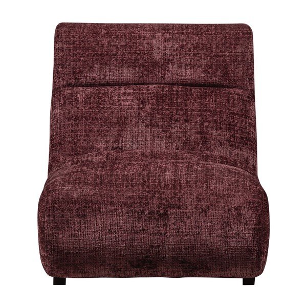 Bordo spalvos krėslas iš šenilinio audinio Observe – WOOOD-image-2