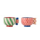 Iš akmens masės puodeliai 2 vnt. espreso su Kalėdų motyvu 250 ml Caramella – Bloomingville