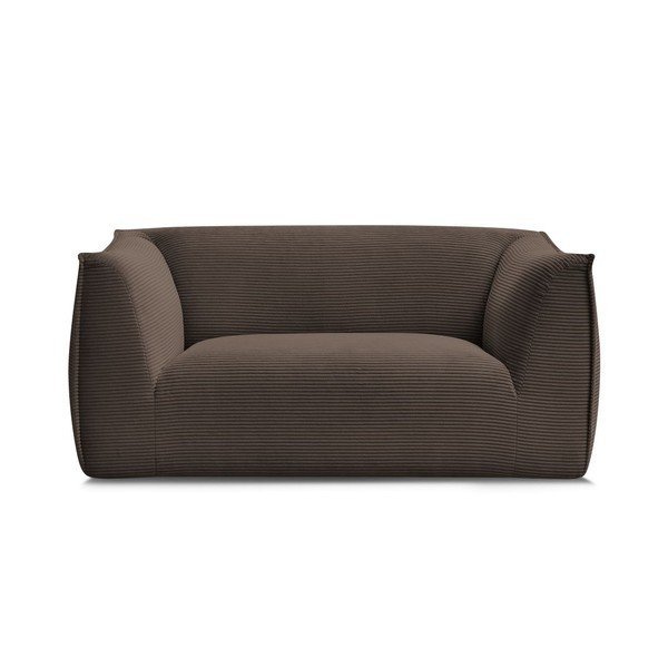 Rudos spalvos sofa iš kordinio velveto 170 cm Giorgia – Bobochic Paris