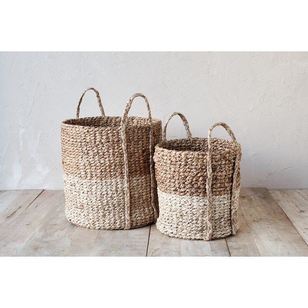 Nkuku Nkomi krepšys iš tokozelos ir kukurūzų lapų, ø 40 cm-image-1