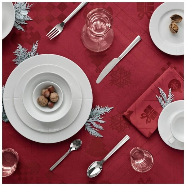 Iš damasko staltiesė su Kalėdų motyvu 150x320 cm Natale – Rosendahl-image-3