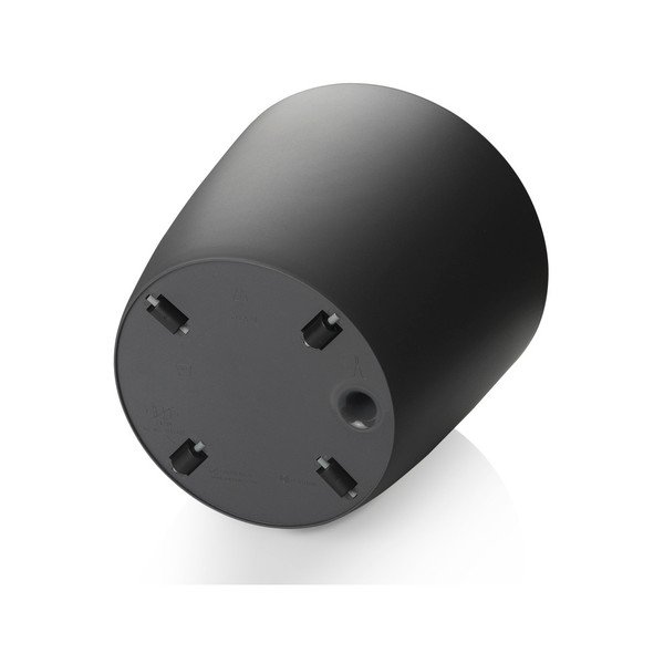 Antracito pilkos spalvos vazonas su ratukais "Gardenico Ella Twist'n'Roll Smart System", ø 29 cm-image-1