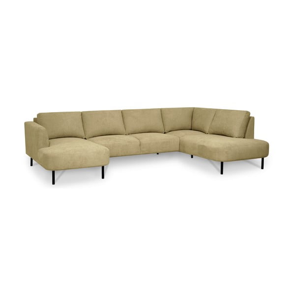 Kampinė sofa ochros spalvos (su dešiniuoju kampu/„U“ formos) Hero – Scandic-image-2