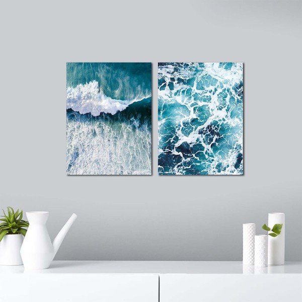 2 paveikslų rinkinys "Onno Waves-image-1