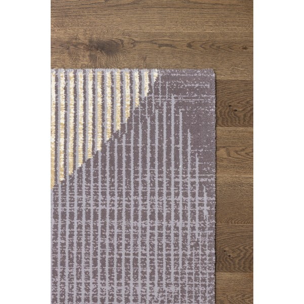 Kilimas iš vilnos pilkos spalvos 133x180 cm Shades – Agnella-image-3