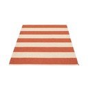 Raudonos plytų spalvos/kreminės spalvos lauko ir vidaus kilimas 140x180 cm Bob Brick – Pappelina