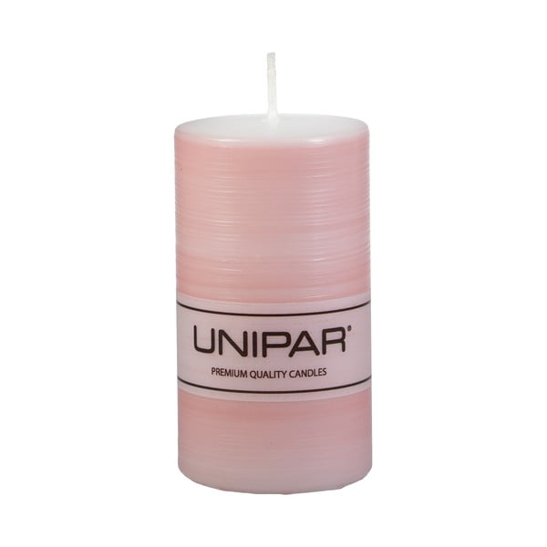 Rožinė žvakė Unipar Finelines, degimo laikas 40 val