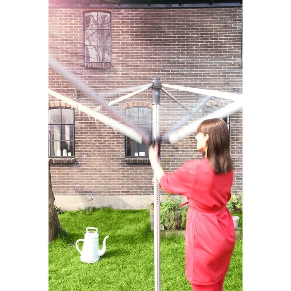 Sidabrinės spalvos sodo skalbinių džiovykla 50 m Lift-o-Matic Advance – Brabantia-image-4