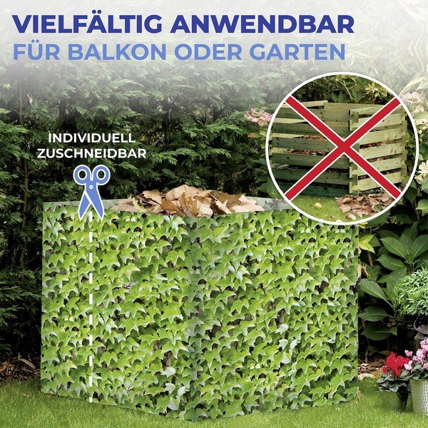 Žalios spalvos iš plastiko tvora 500x85 cm Wilder Wein – Maximex-image-1
