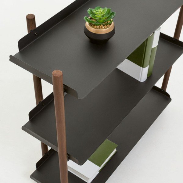 Maža juoda spintelė Kave Home Magal-image-1
