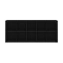 Juoda modulinė lentynų sistema 169x69 cm Mistral Kubus - Hammel Furniture