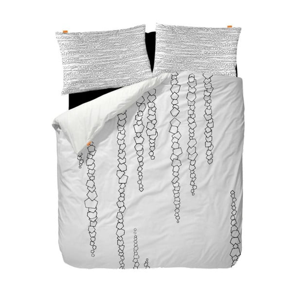 Medvilninis antklodės užvalkalas "Blanc Dripstone", 140 x 200 cm