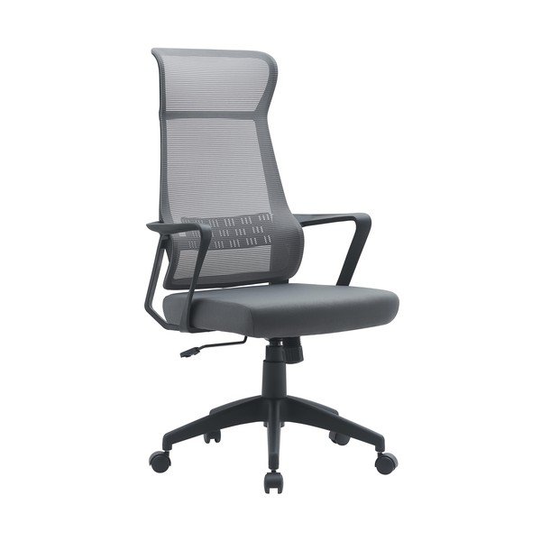 Pilkos spalvos iš audinio biuro kėdė Hoboken – Yes Everyday