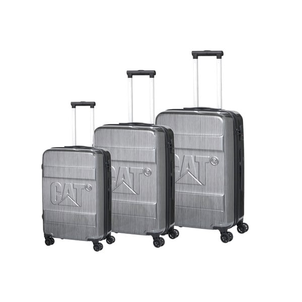 Kelioniniai lagaminai 3 vnt. Cargo – Caterpillar