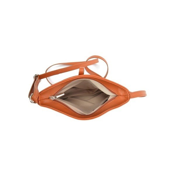Konjako rudos spalvos odinė rankinė Roberta M Tarro Cognac-image-2