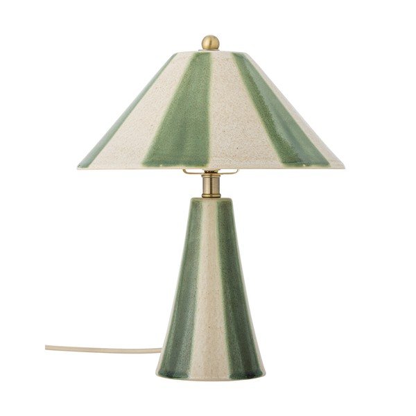 Iš keramikos stalinis šviestuvas (aukštis 35 cm) su keramikiniu gaubtu Olive – Bloomingville