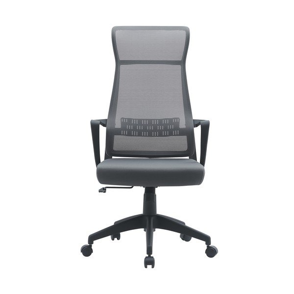 Pilkos spalvos iš audinio biuro kėdė Hoboken – Yes Everyday-image-1