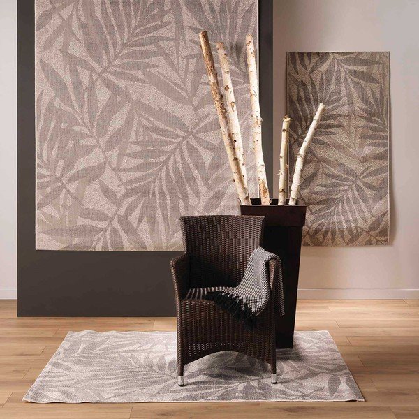 Kilimas šviesiai pilkos spalvos 80x150 cm Palmyre – douceur d'intérieur-image-2