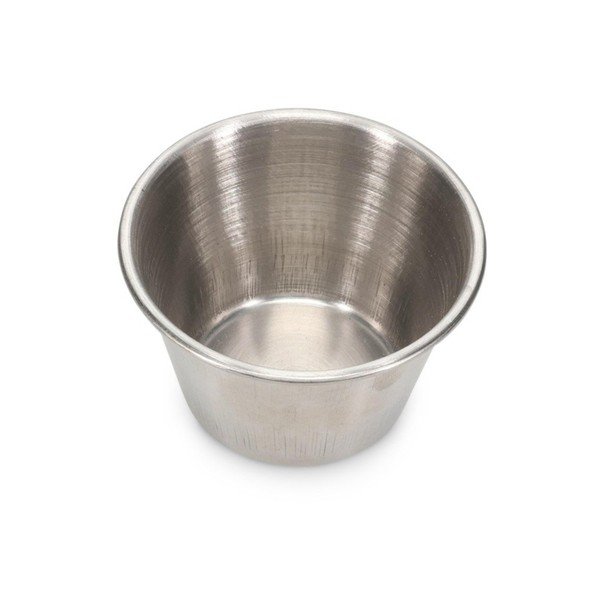 Skirta serviravimui sidabrinės spalvos iš metalo mažas dubuo 110 ml Serve – BonBistro-image-2