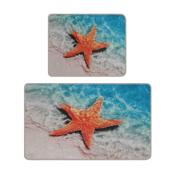 Vonios kilimėliai 2 vnt. 60x100 cm Stella – Foutastic