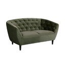 Žalia aksominė sofa Actona Ria, 150 cm