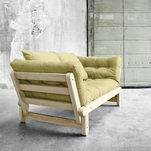 Sofa lova "Karup Beat Natural/Avocado Green-image-1