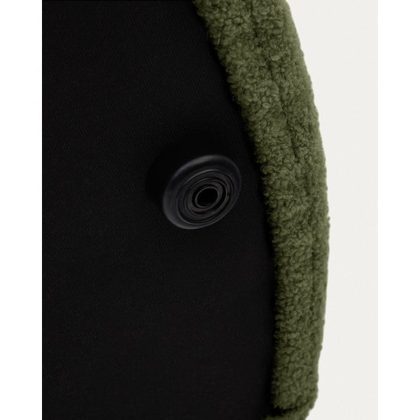 Žalios spalvos iš boucle pufas Kaeli – Kave Home-image-4