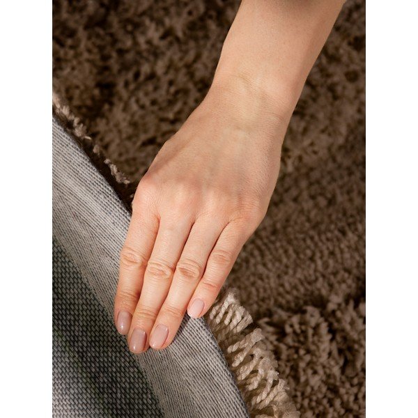 Rankų darbo rudos spalvos apvalios formos kilimas ø 160 cm Lambeth Jasper – Ted Baker-image-4