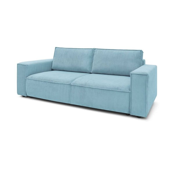 Mėtų spalvos iš kordinio velveto sulankstoma/su sandėliavimo vieta sofa 245 cm Nihad – Bobochic Paris-image-3