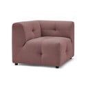 Tamsiai rožinės spalvos sofos modulis Kleber - Bobochic Paris