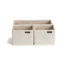 Iš tekstilės stalčių organizatoriai 3 vnt. Soft Storage – Bigso