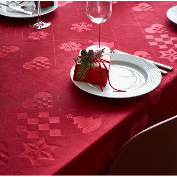 Iš damasko staltiesė su Kalėdų motyvu 150x320 cm Natale – Rosendahl-image-1