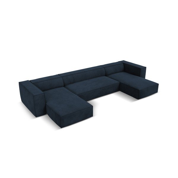 Tamsiai mėlyna kampinė sofa (U formos) Madame - Windsor & Co Sofas-image-2