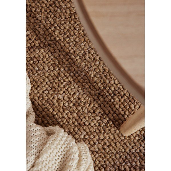 Skalbiamas kilimas šviesiai rudos spalvos 120x170 cm Rocco Caramel – Elle Decoration-image-3