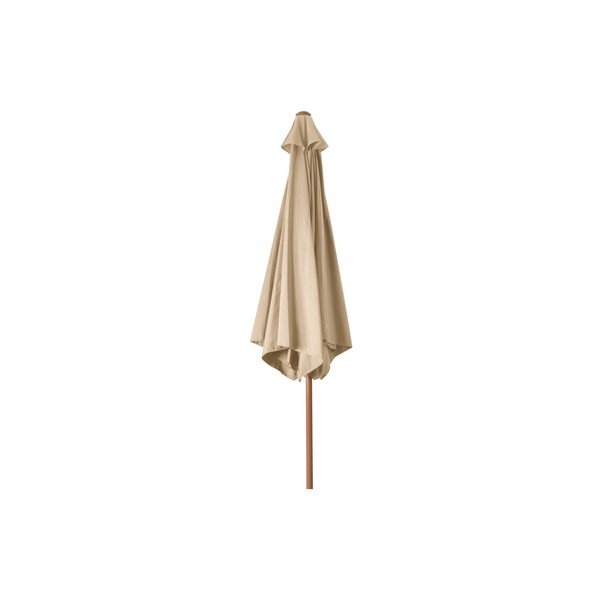 Smėlio spalvos skėtis nuo saulės ø 300 cm Wood – Rojaplast-image-2
