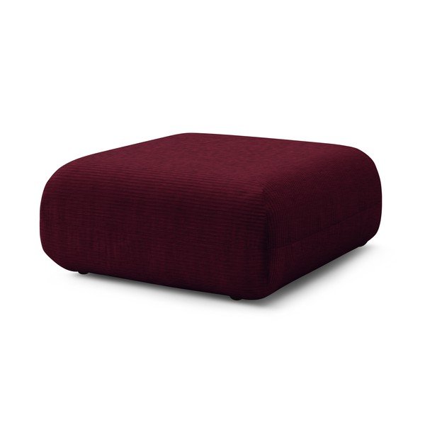 Bordo spalvos velvetinis pufas Lecomte - Bobochic Paris-image-3